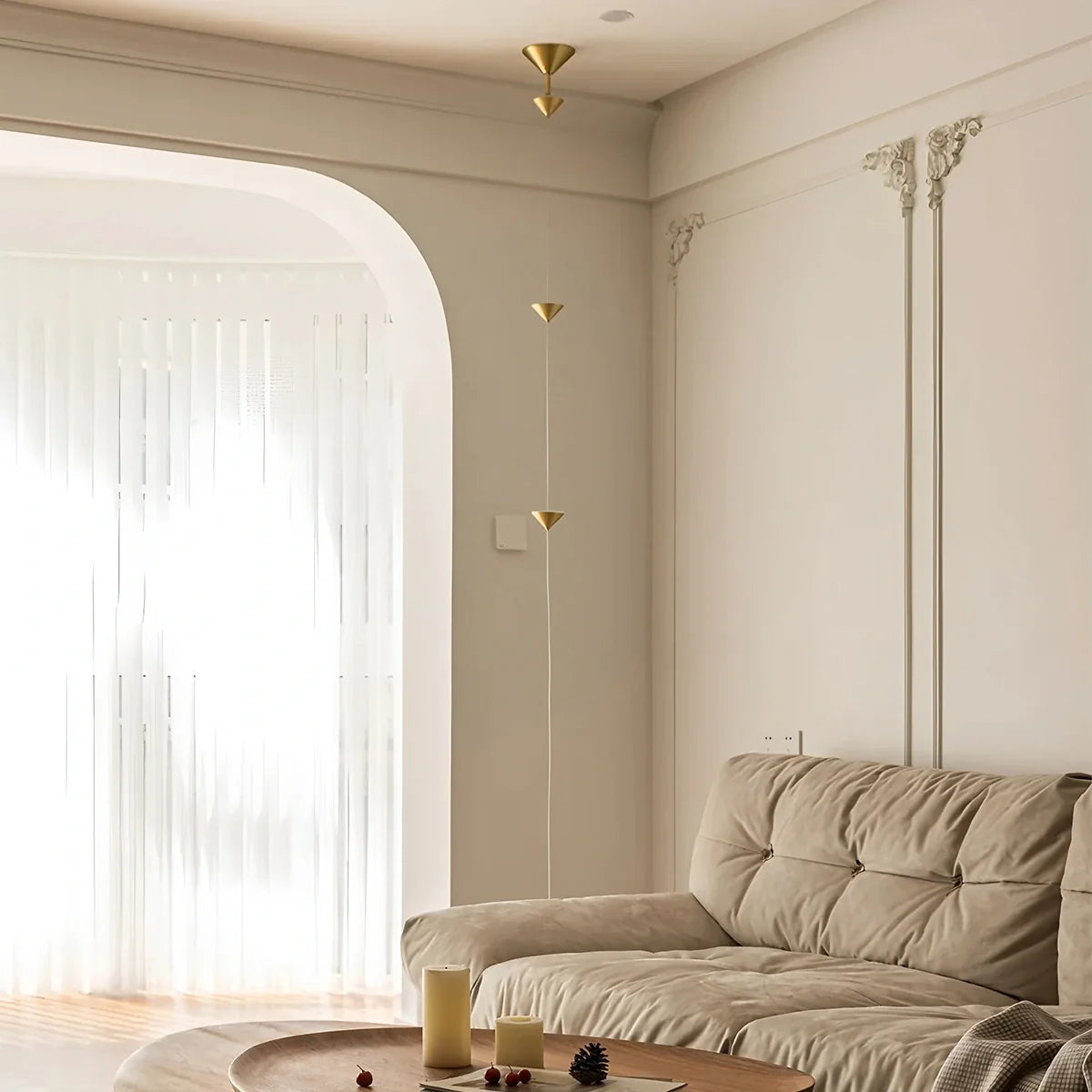 Antizer Full Length Minimalist Linear Floor Lamp