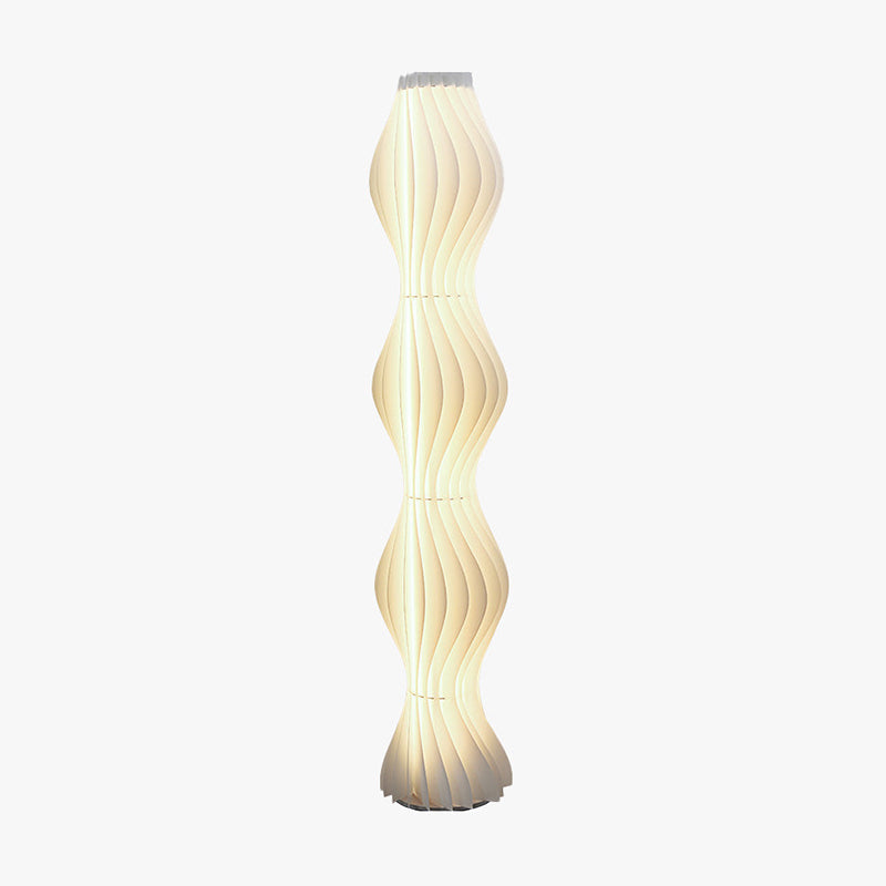 Antizer Wave Column Floor Lamp for Living Room Bedroom