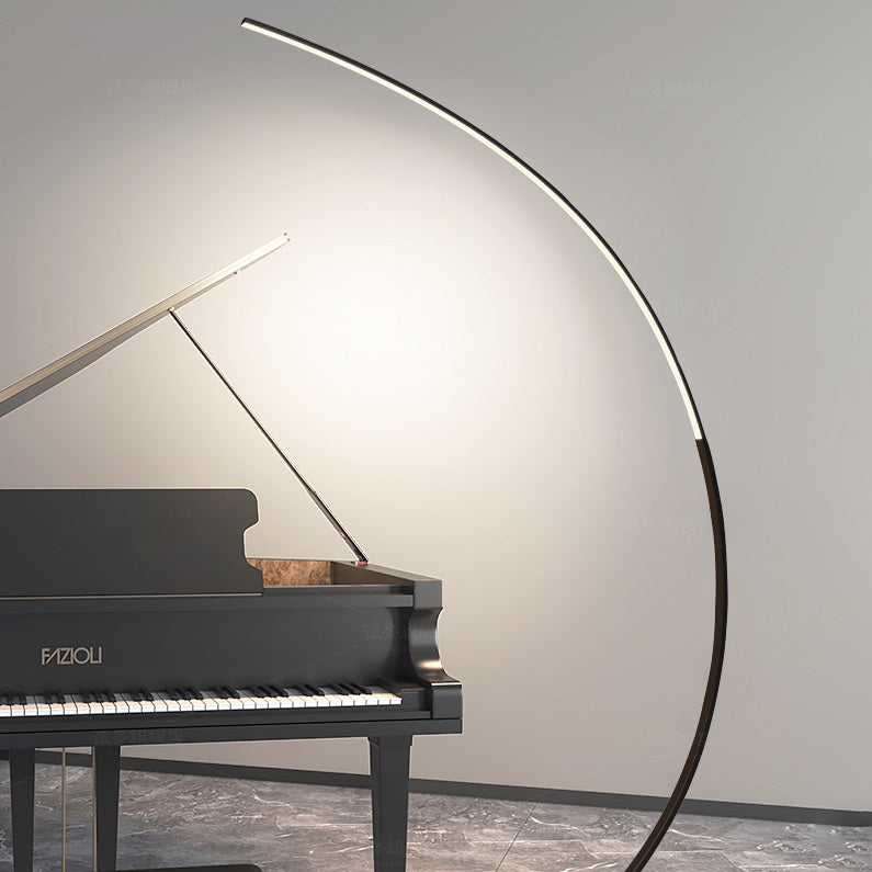 Antizer Crescent Arc LED Floor Lamp for Bedroom