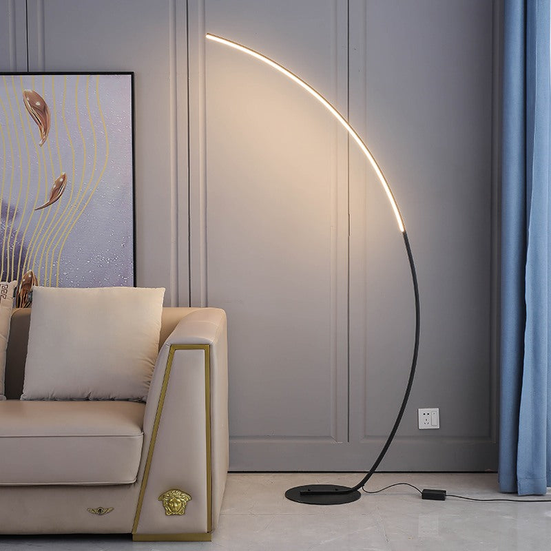 Antizer Crescent Arc LED Floor Lamp for Bedroom