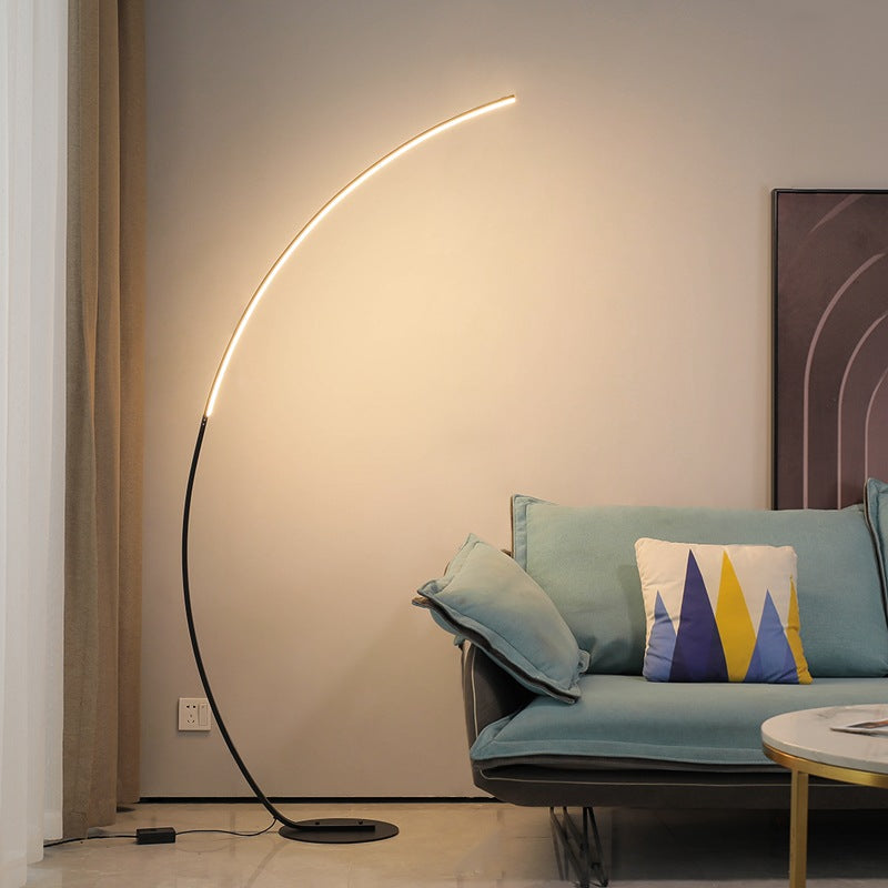 Antizer Crescent Arc LED Floor Lamp for Bedroom
