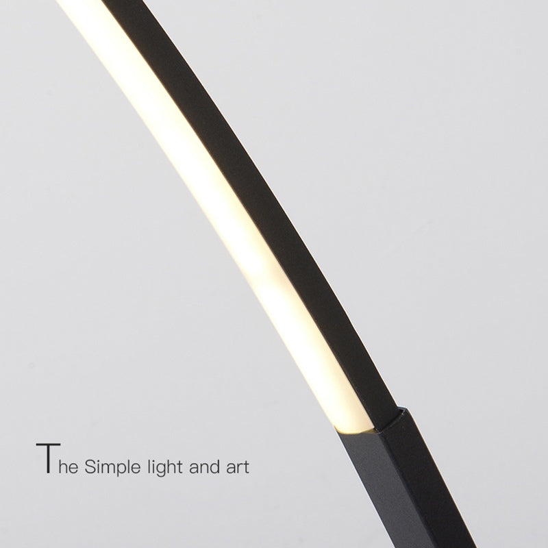 Antizer Crescent Arc LED Floor Lamp for Bedroom