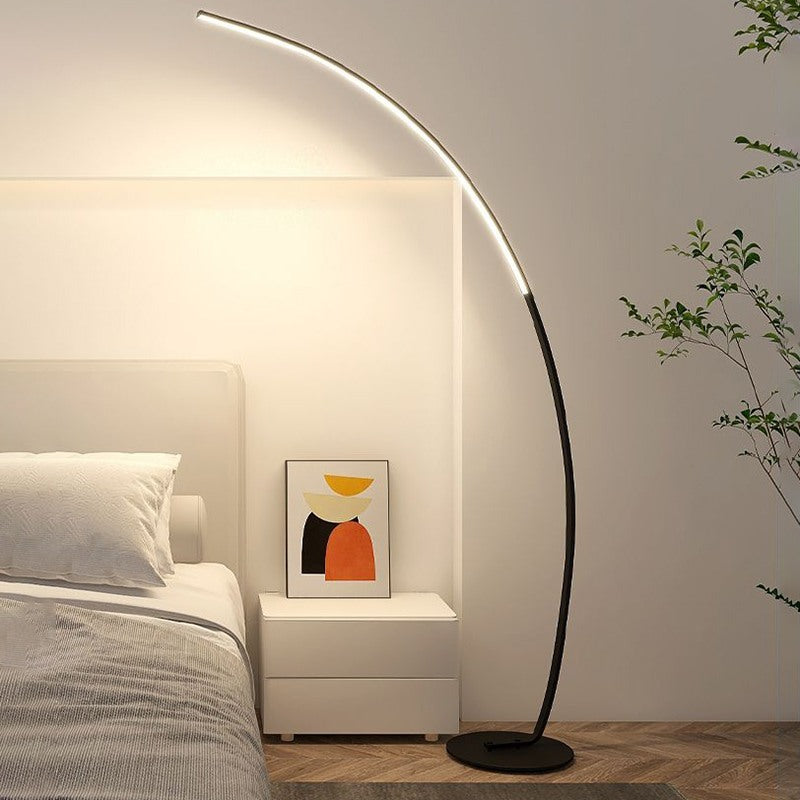 Antizer Crescent Arc LED Floor Lamp for Bedroom