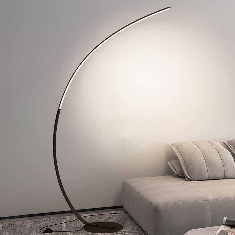 Antizer Crescent Arc LED Floor Lamp for Bedroom