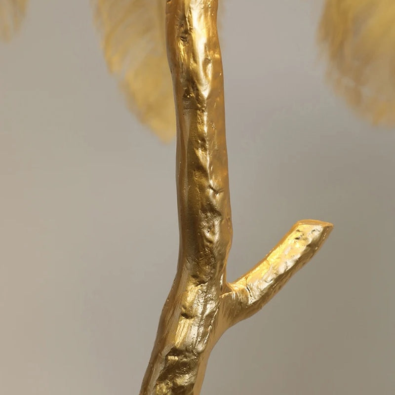 Antizer Feather Palm Tree Floor Lamp for Living Room