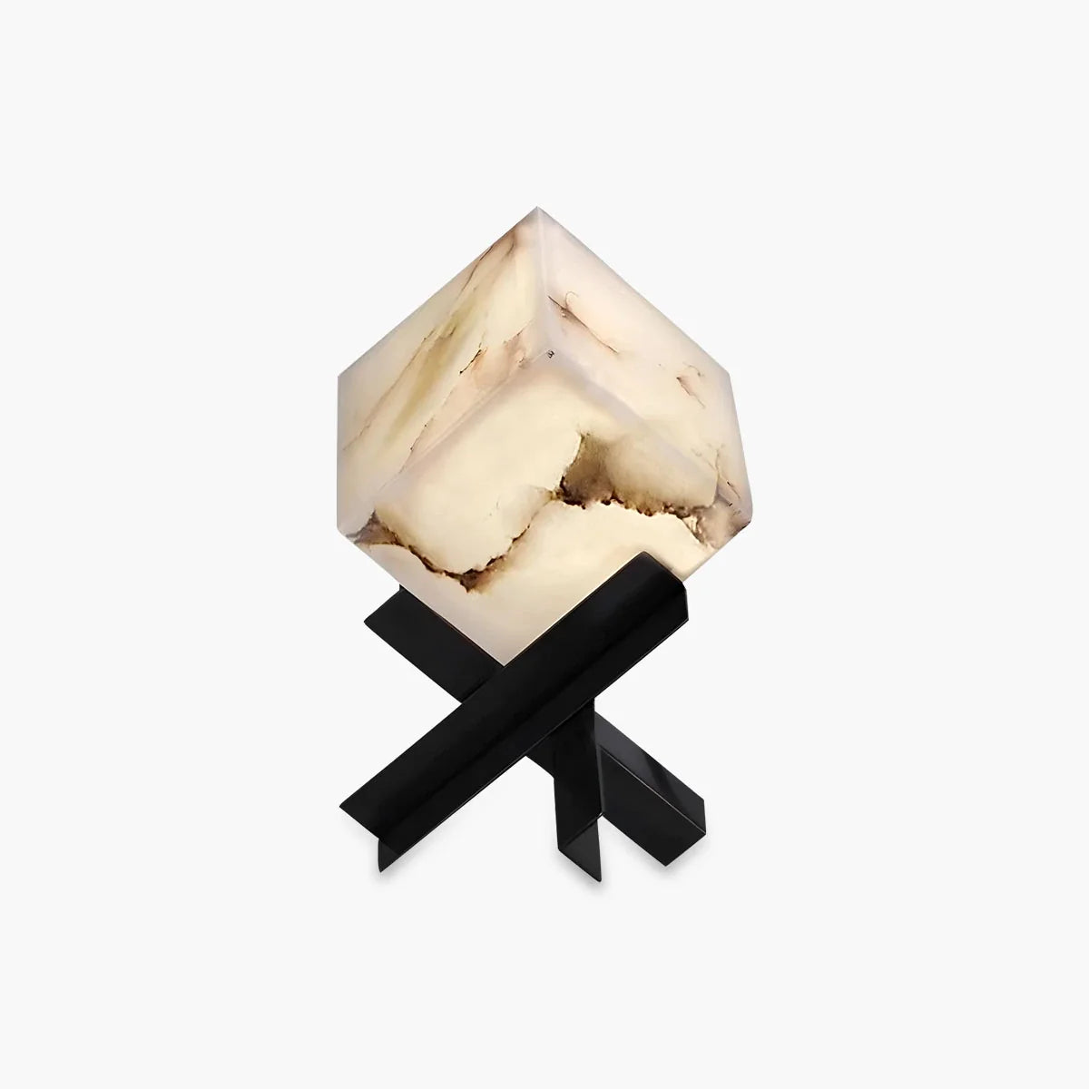 Antizer Light Luxury Study Square Spanish Alabaster Table Lamp