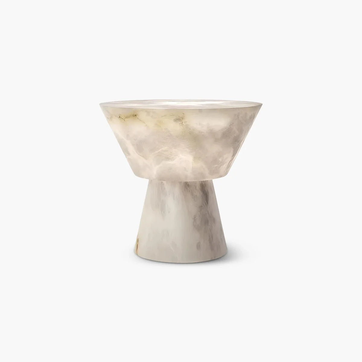 Antizer Spanish Spanish Alabaster Mushroom Head Table Lamp