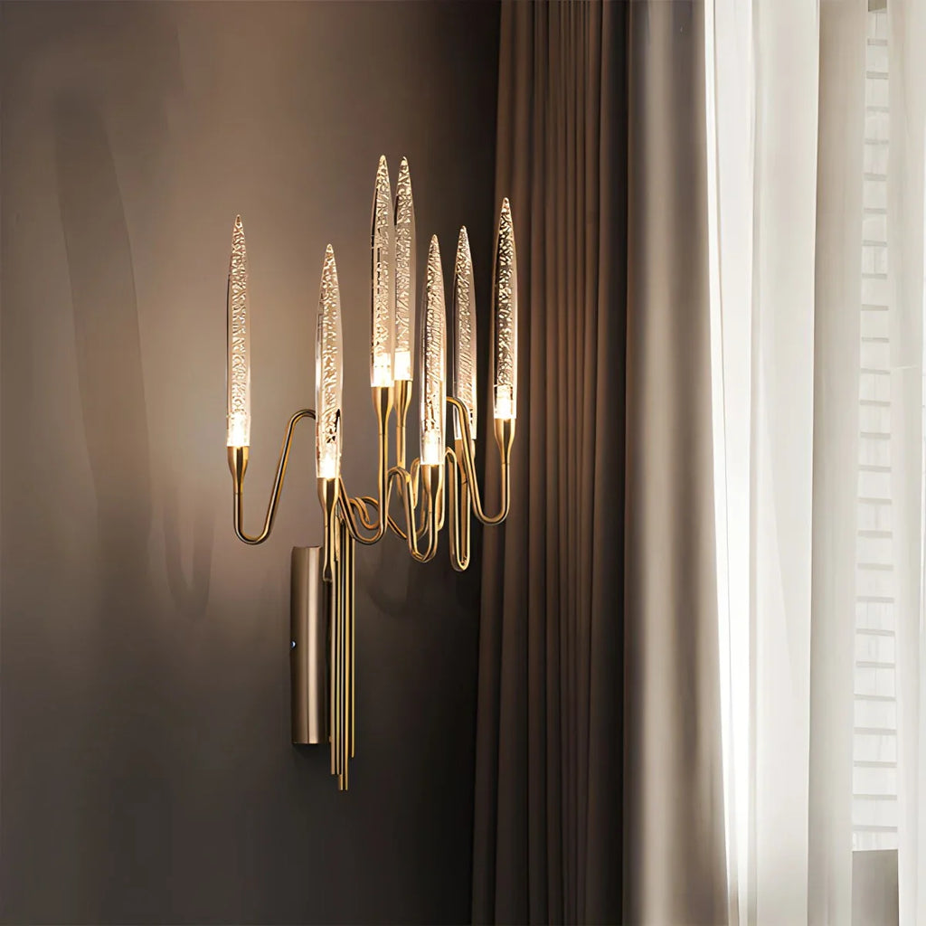 Antizer Modern Branch Chandelier & Floor Lamp