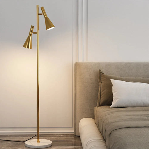 Antizer 2-Bulb Adjustable Pole Floor Lamp