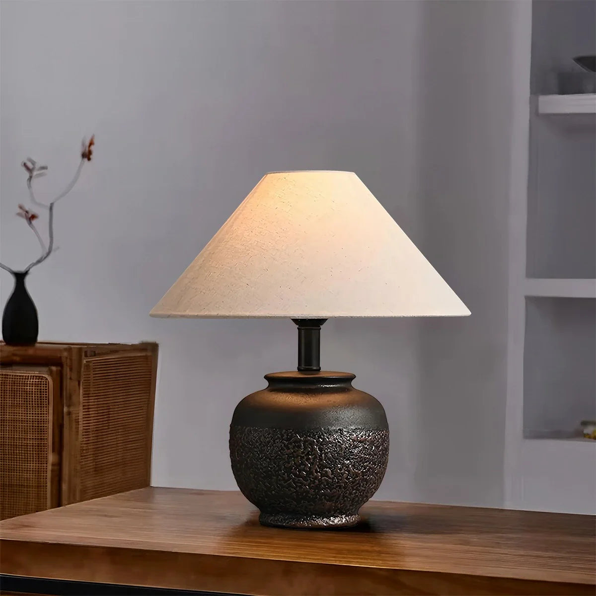 Antizer Ancient Ceramic Table Lamp
