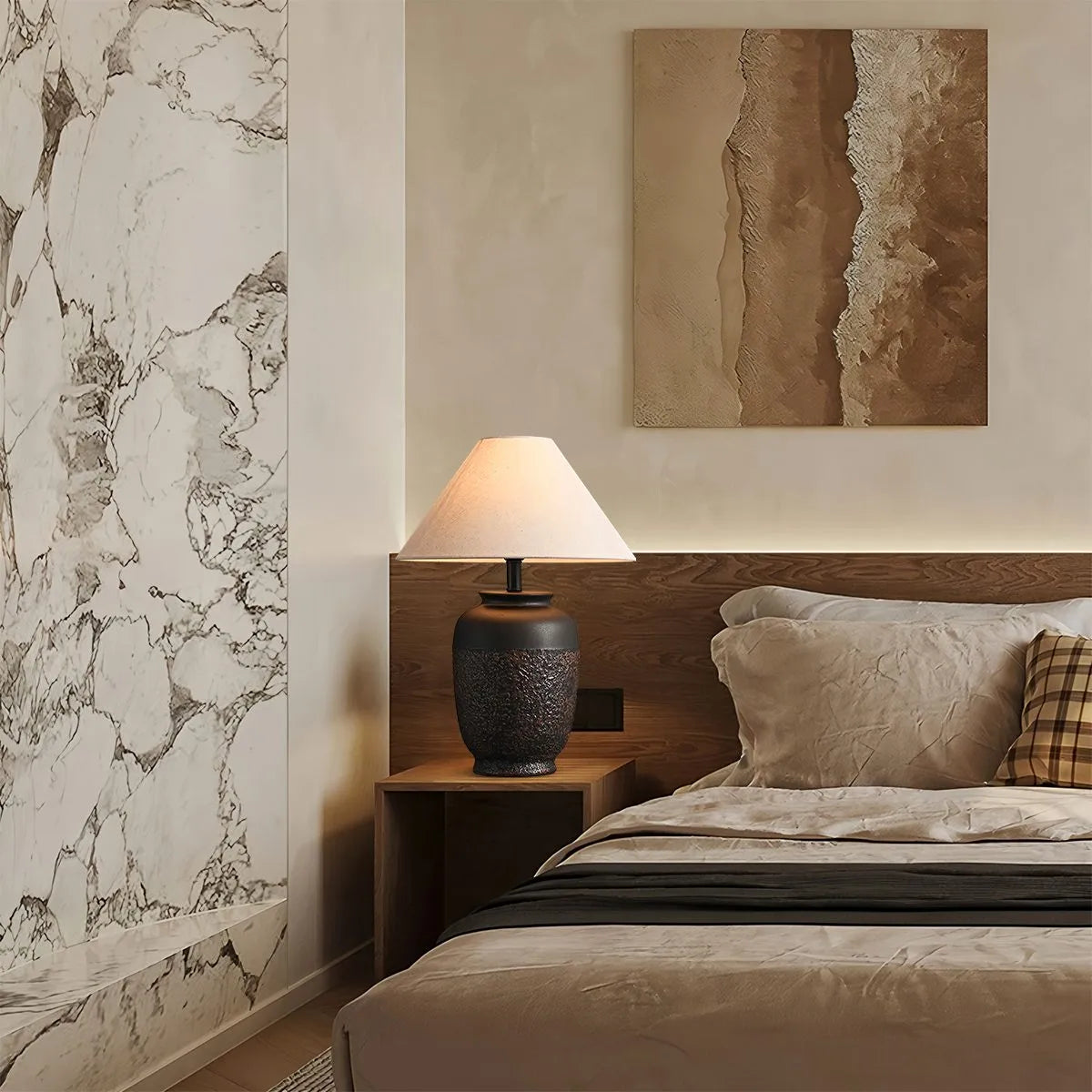 Antizer Ancient Ceramic Table Lamp