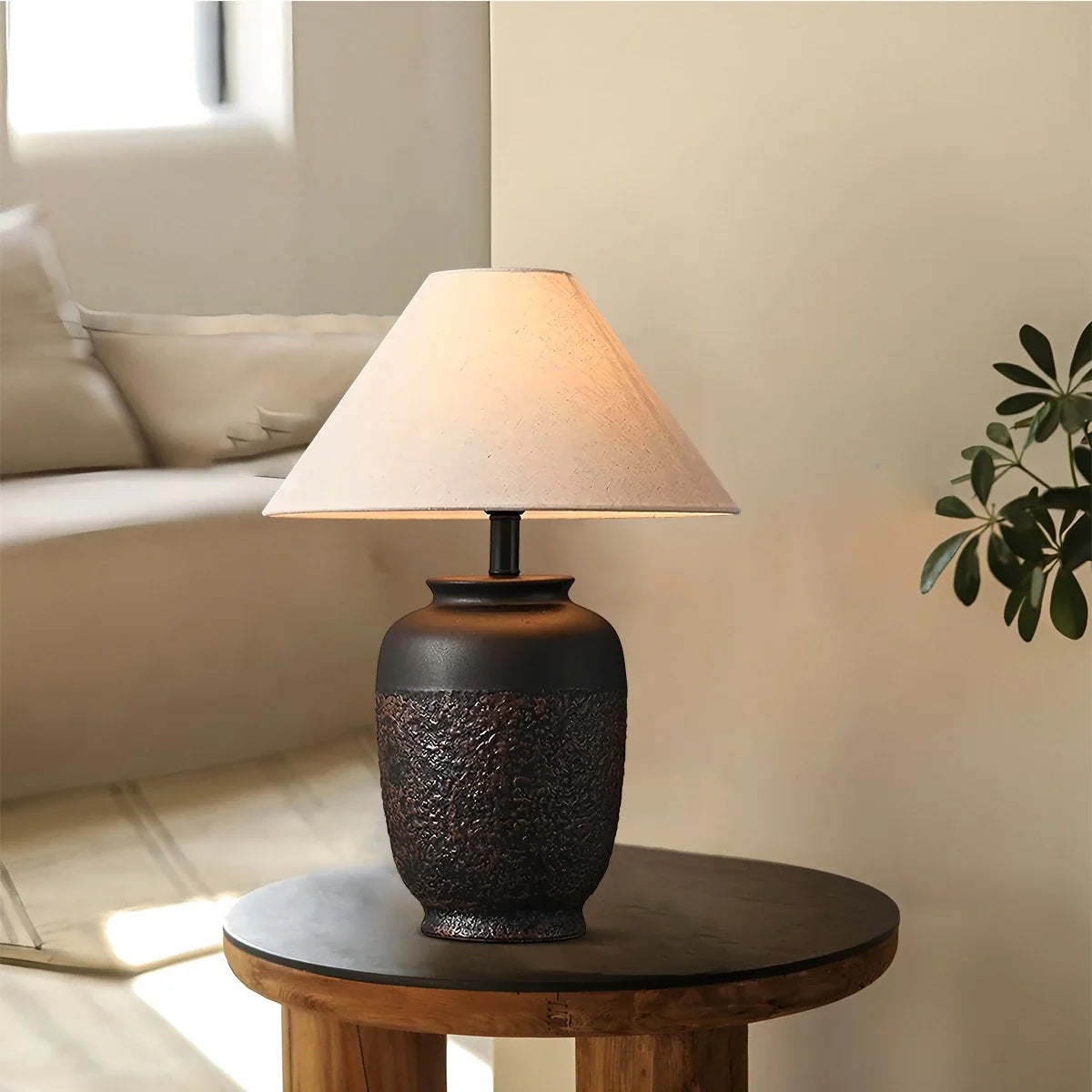 Antizer Ancient Ceramic Table Lamp