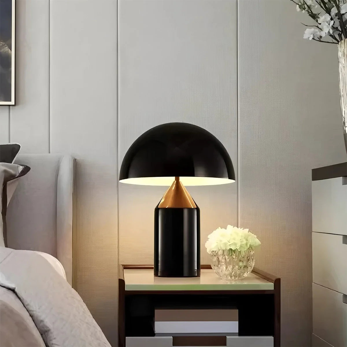 Antizer Atollo Metal Table Lamp Bedside Lamp