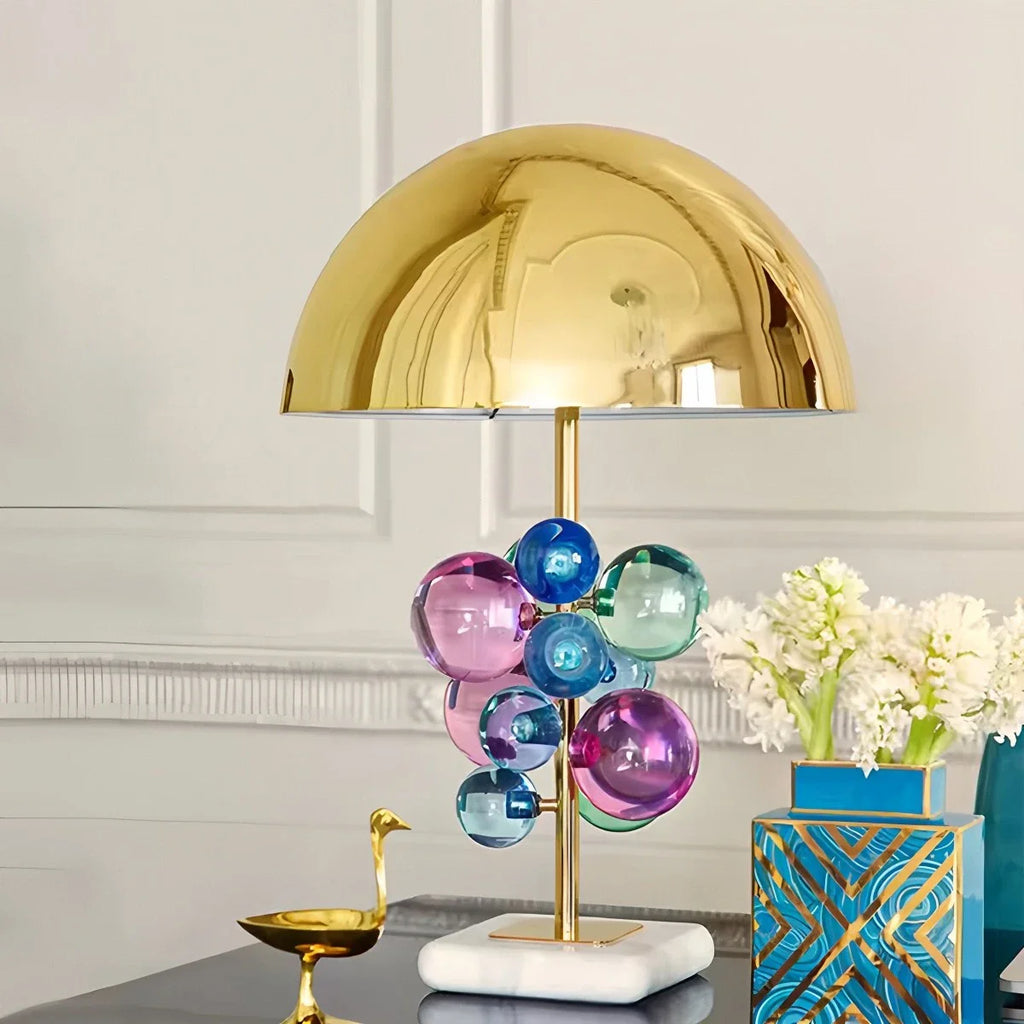 Antizer Bubble Dome Table Lamp for Bedside Table
