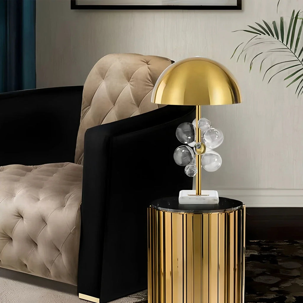 Antizer Bubble Dome Table Lamp for Bedside Table