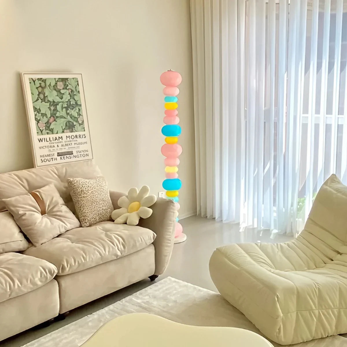 Antizer Candy Skewers Column Floor Lamp