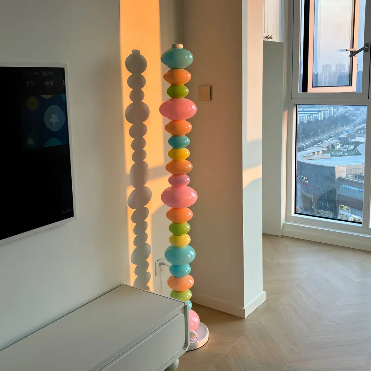 Antizer Candy Skewers Column Floor Lamp