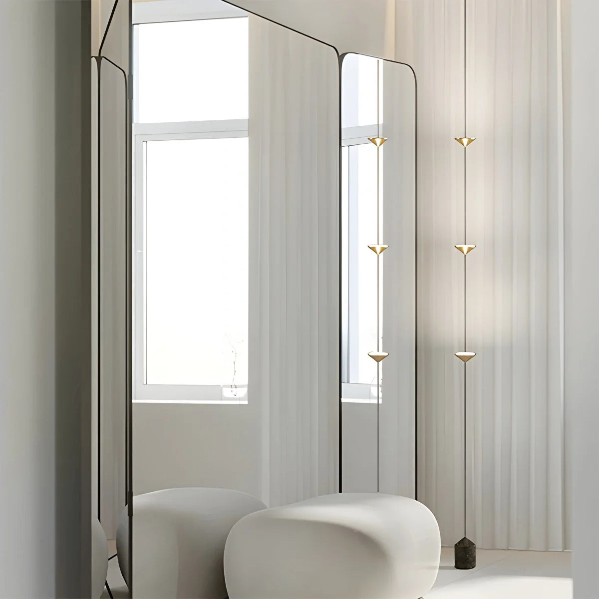 Antizer Full Length Minimalist Linear Floor Lamp