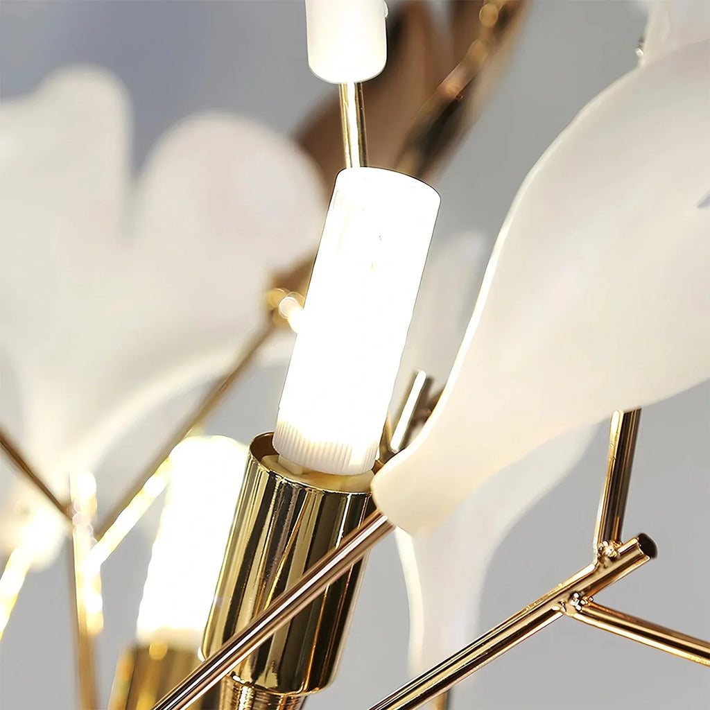 Antizer Ginkgo Leaf Floor Lamp for Living Room