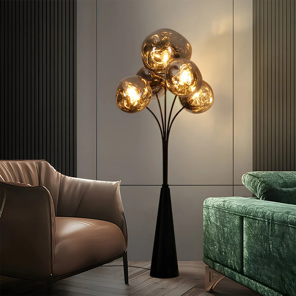 Antizer Modern Lava Multi-Head Floor Lamp