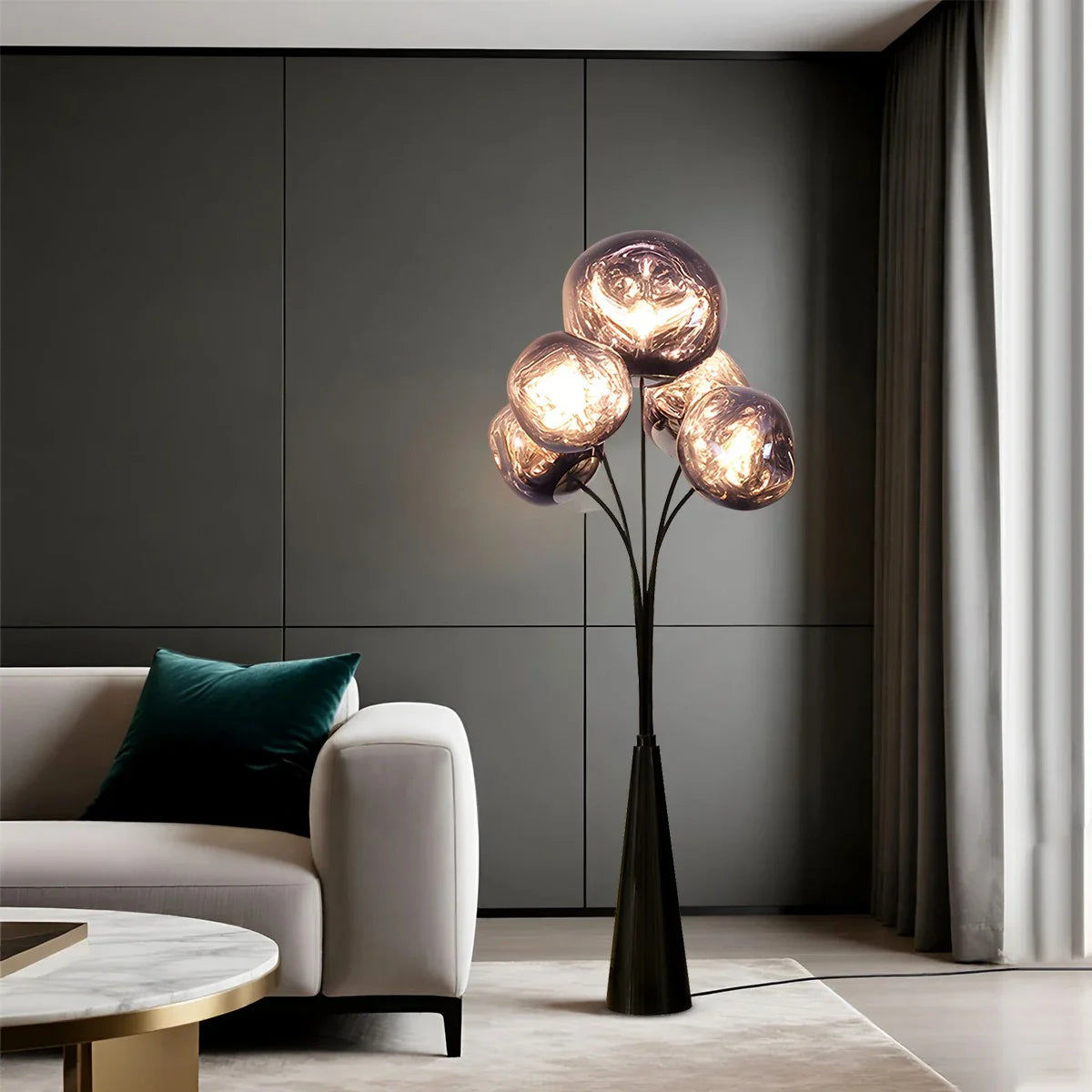 Antizer Modern Lava Multi-Head Floor Lamp