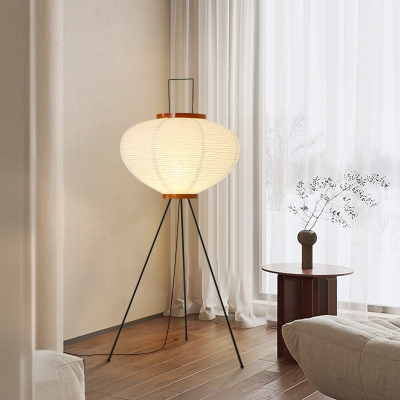 Antizer Rice Paper Art Floor & Table Lamp