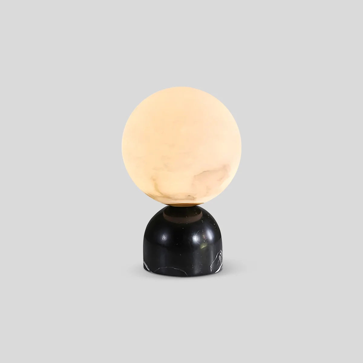 Antizer Modern Globe Spanish Alabaster Table Lamp Bedside Lighting
