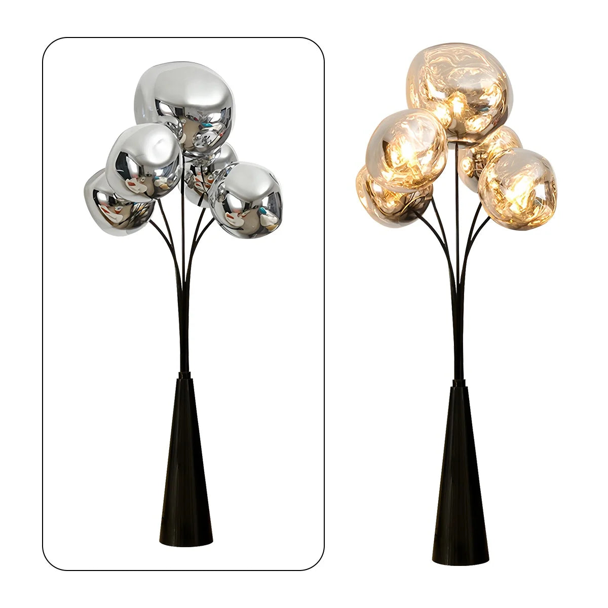 Antizer Modern Lava Multi-Head Floor Lamp