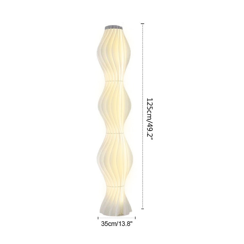 Antizer Wave Column Floor Lamp for Living Room Bedroom
