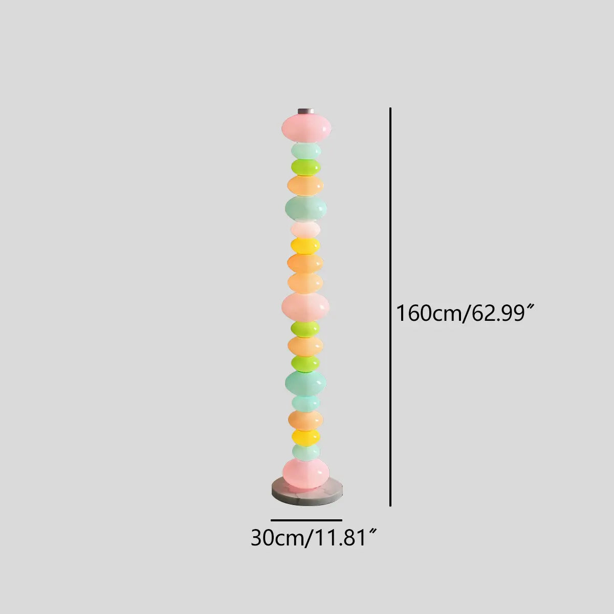 Antizer Candy Skewers Column Floor Lamp