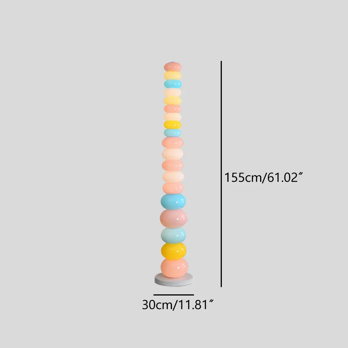 Antizer Candy Skewers Column Floor Lamp
