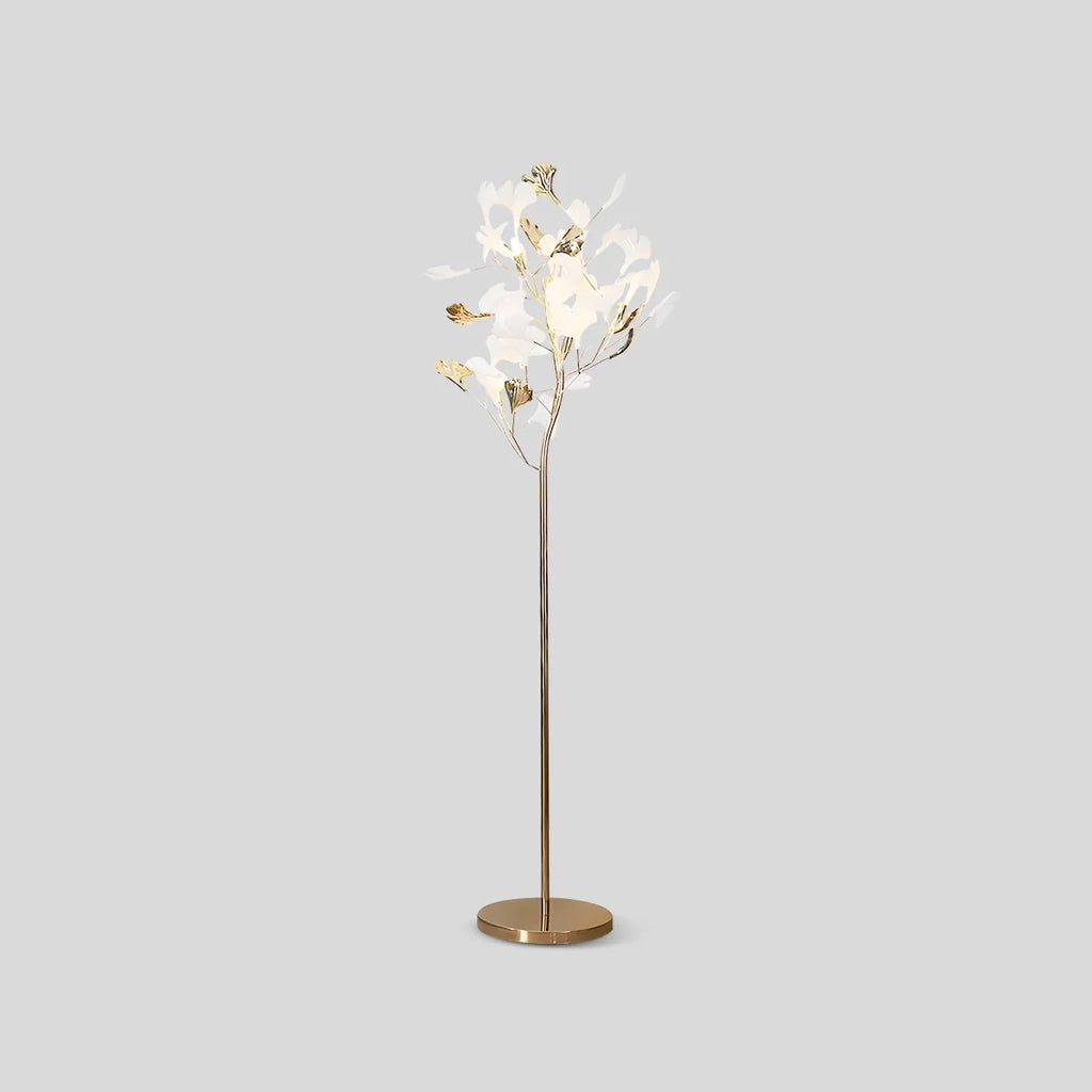 Antizer Ginkgo Leaf Floor Lamp for Living Room