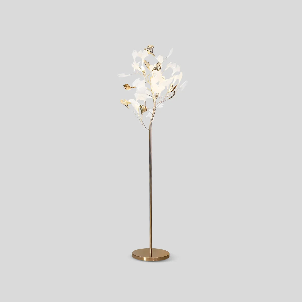 Antizer Ginkgo Leaf Floor Lamp for Living Room