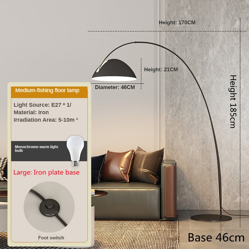 Antizer Luxury Living Room Fishing Floor Lamp