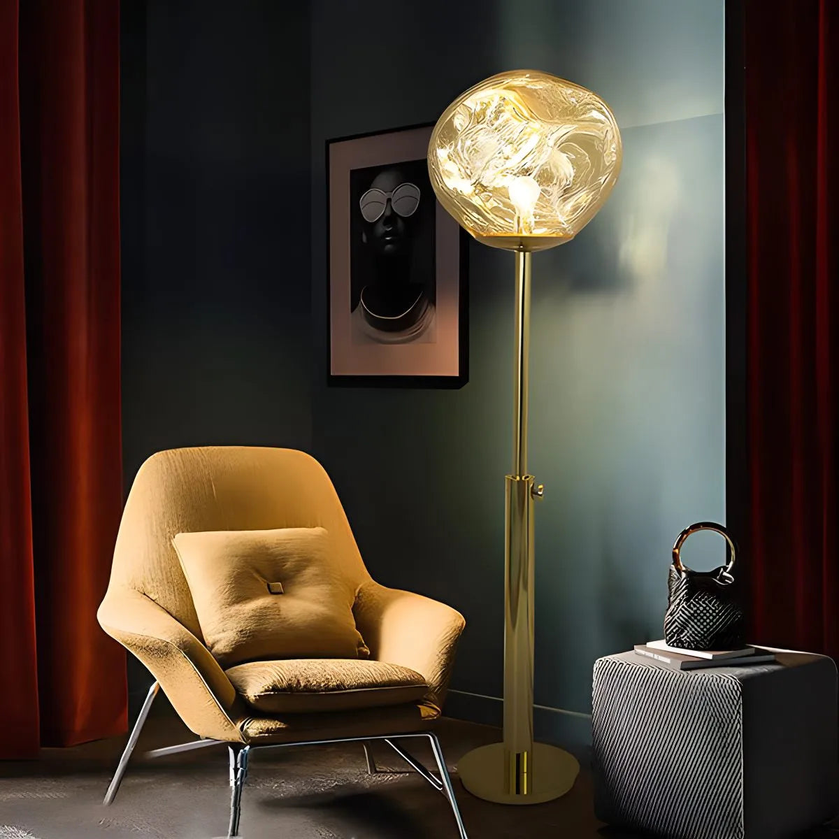Antizer Single Head Lava Floor Lamp