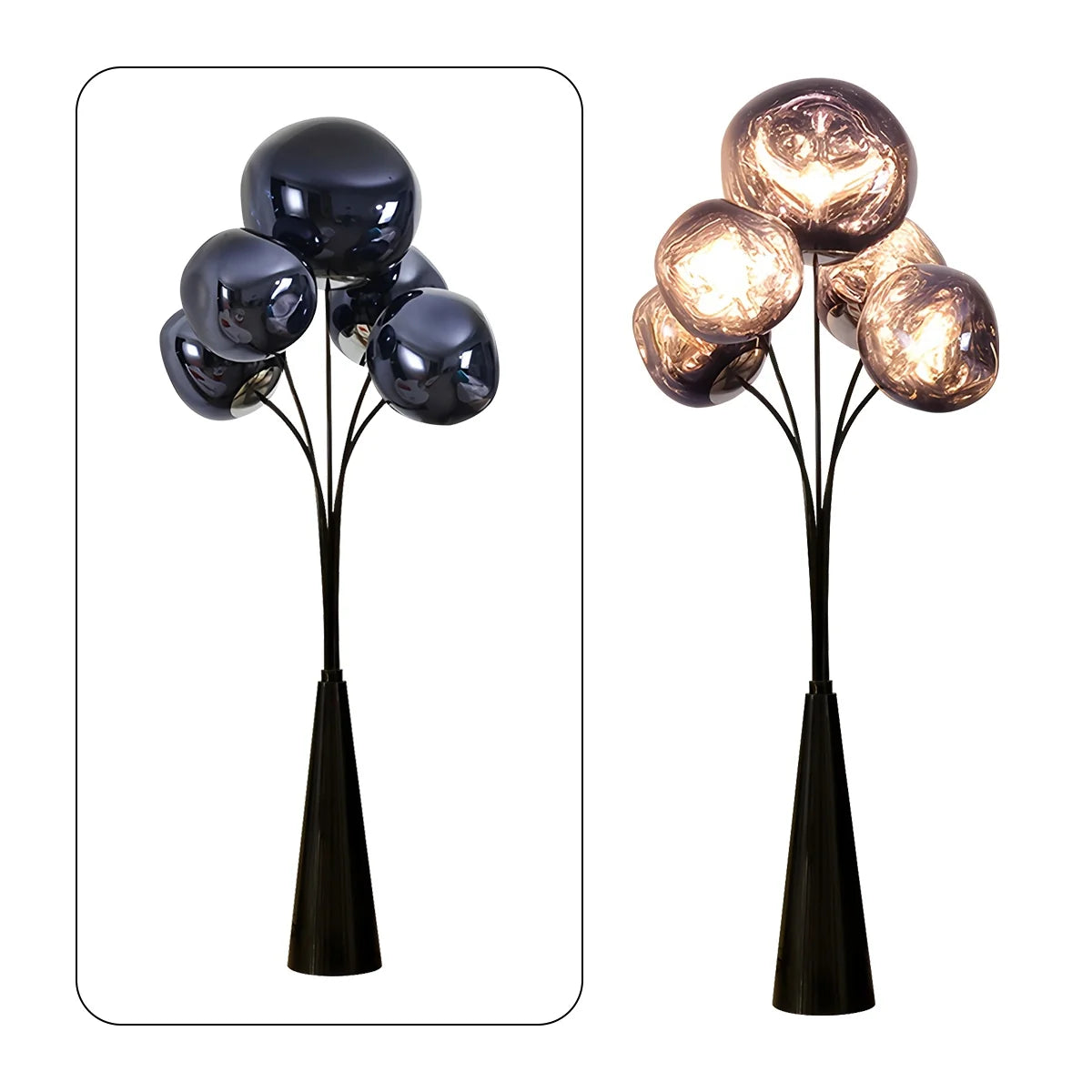 Antizer Modern Lava Multi-Head Floor Lamp