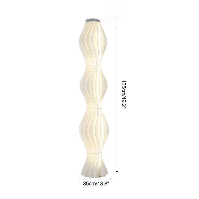 Antizer Wave Column Floor Lamp for Living Room Bedroom