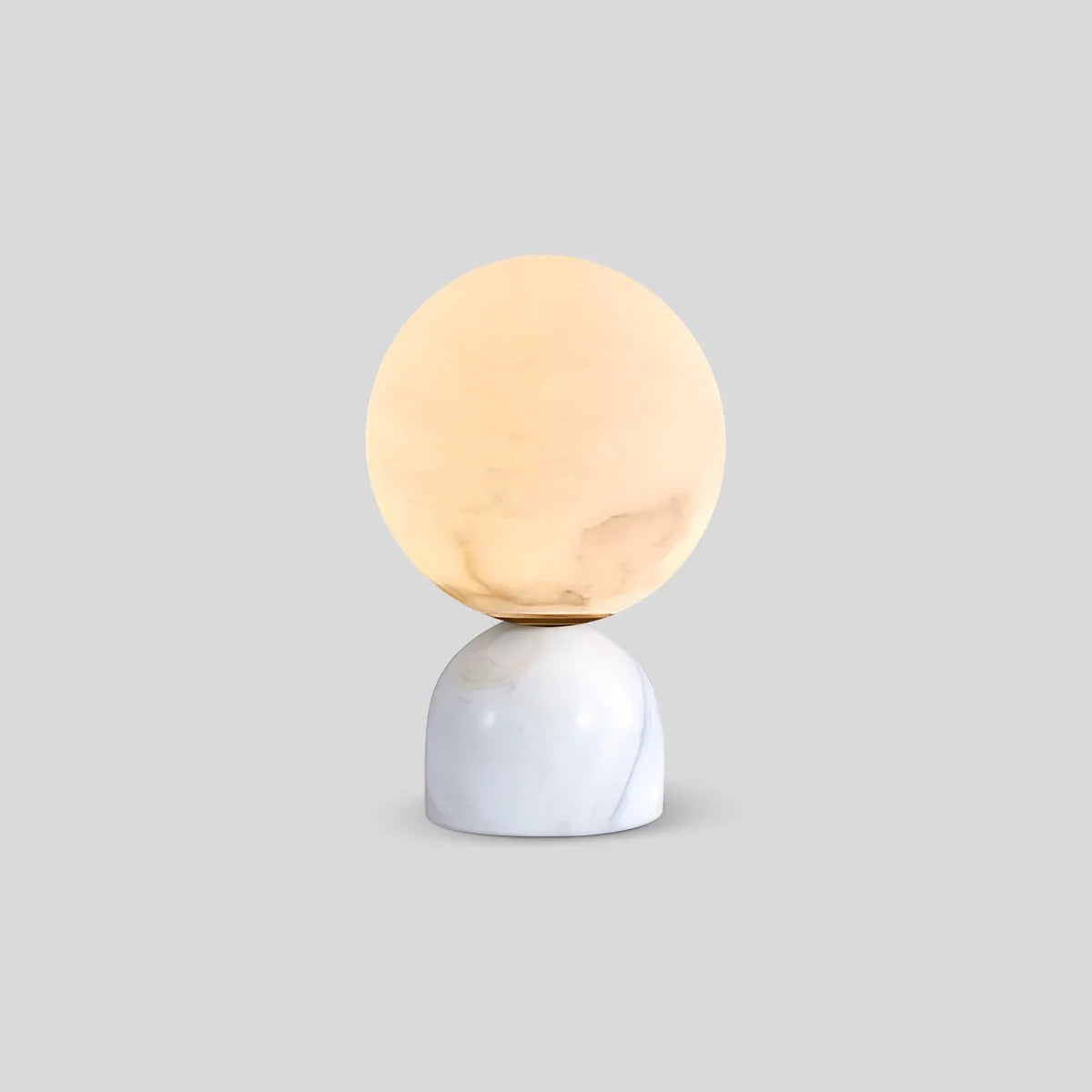 Antizer Modern Globe Spanish Alabaster Table Lamp Bedside Lighting