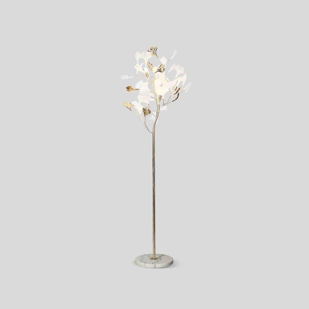 Antizer Ginkgo Leaf Floor Lamp for Living Room