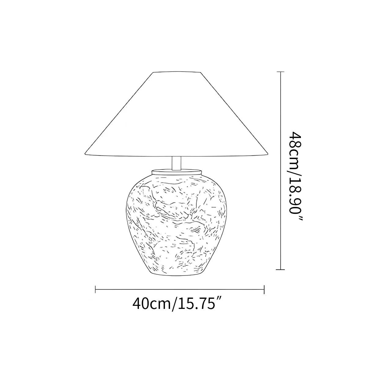 Antizer Neoclassical Ceramic Table Lamp