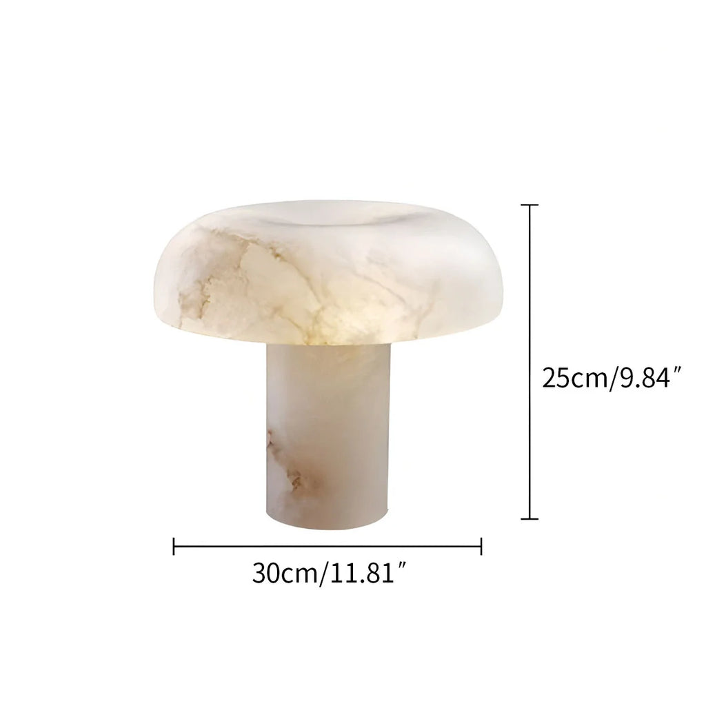 Antizer Creative Mushroom Shaped Spanish Alabaster Table Lamp