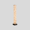 Antizer Creative Stacked Spanish Alabaster Squares Floor Lamp